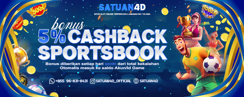 BONUS CASHBACK 5%